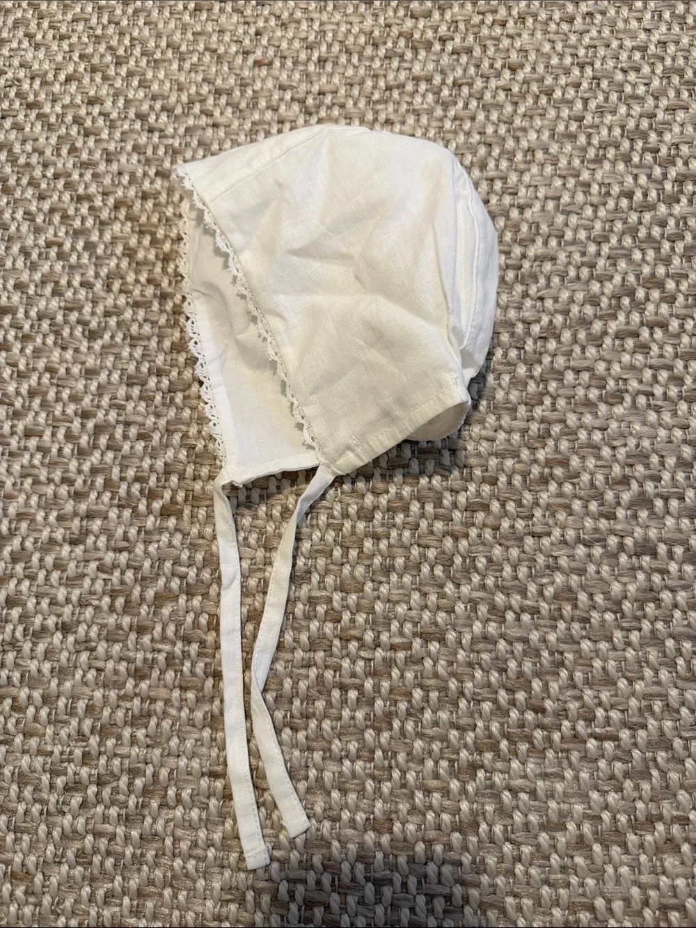 100% cotton Zara baby bonnet 3-6m